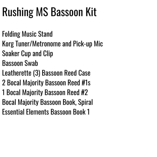 Rushing Middle School Bassoon Kit
