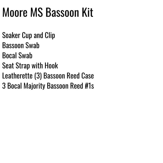 Moore Middle School (Tyler) Bassoon Kit