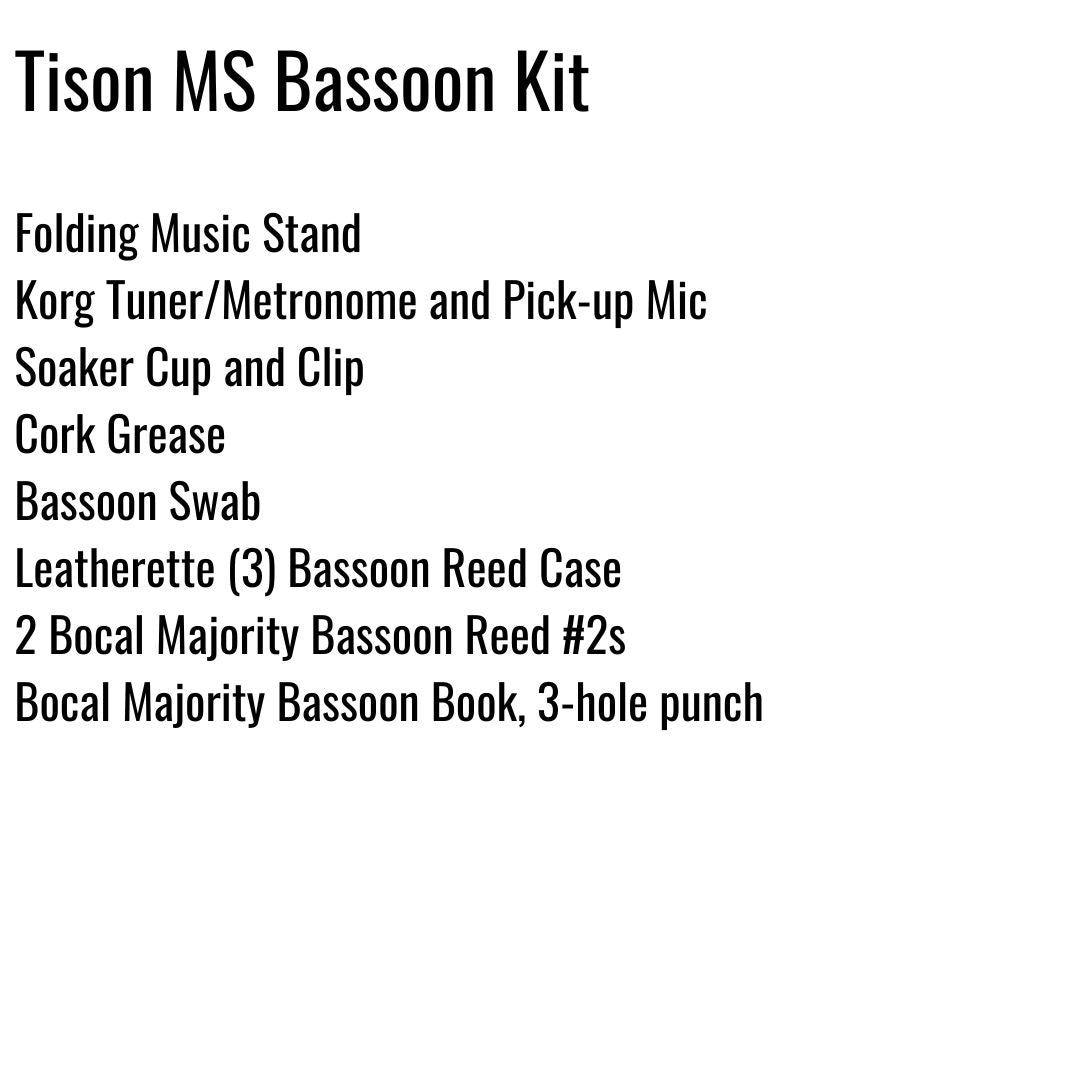 Tison Middle School Bassoon Kit