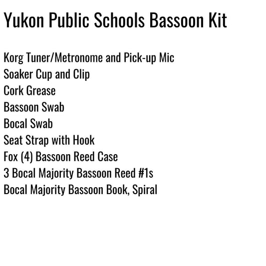 Yukon Public Schools Bassoon Kit