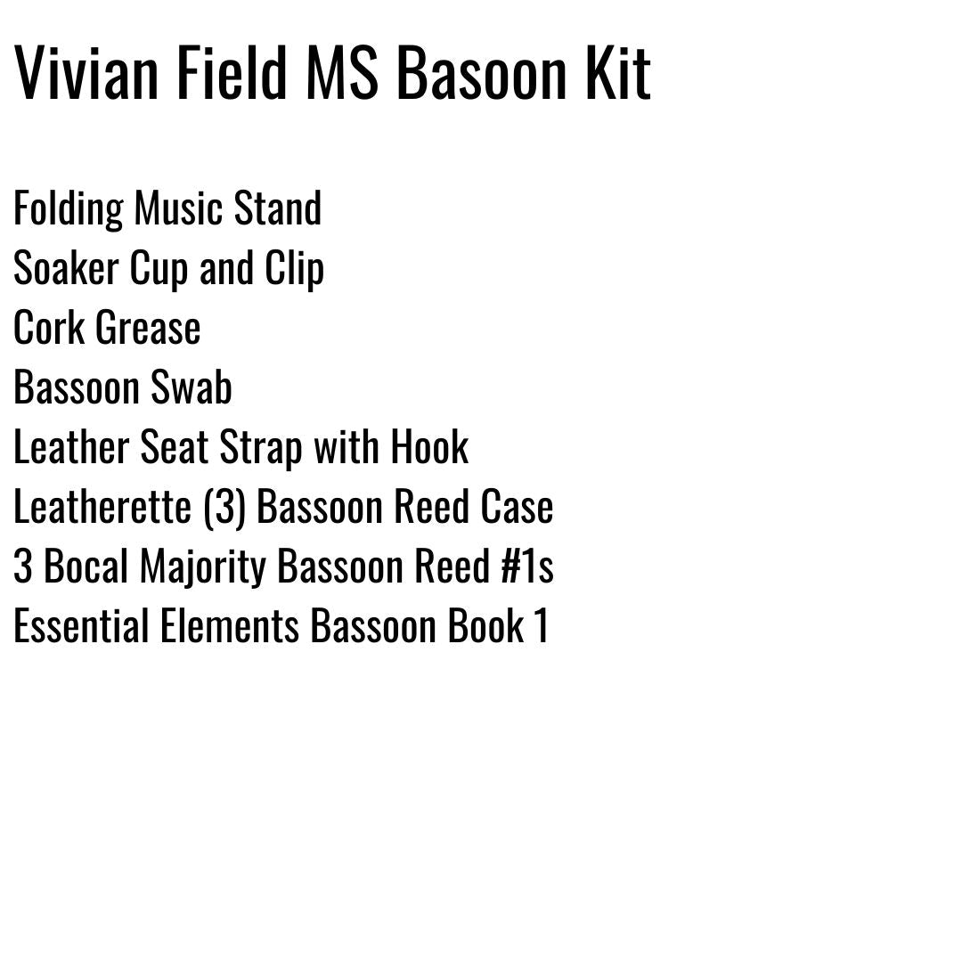 Vivian Field Middle School Bassoon Kit