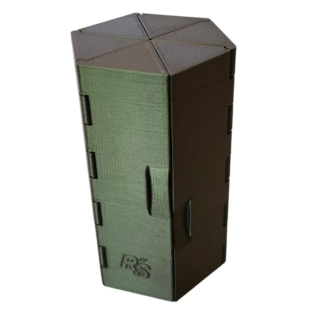 Reeds 'n Stuff Hexagon Bassoon Reed Case, Moss