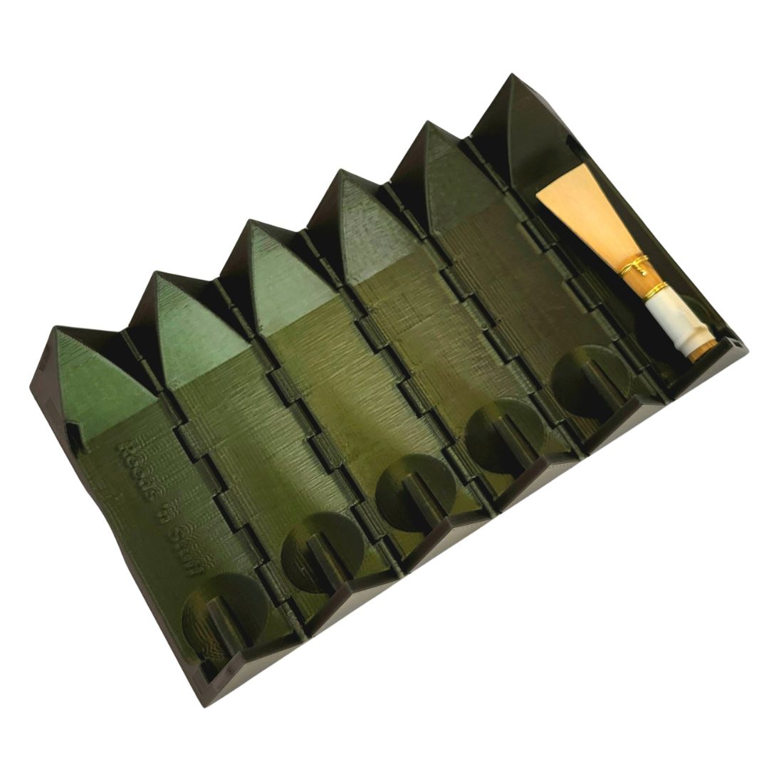 Reeds 'n Stuff Hexagon Bassoon Reed Case, Moss