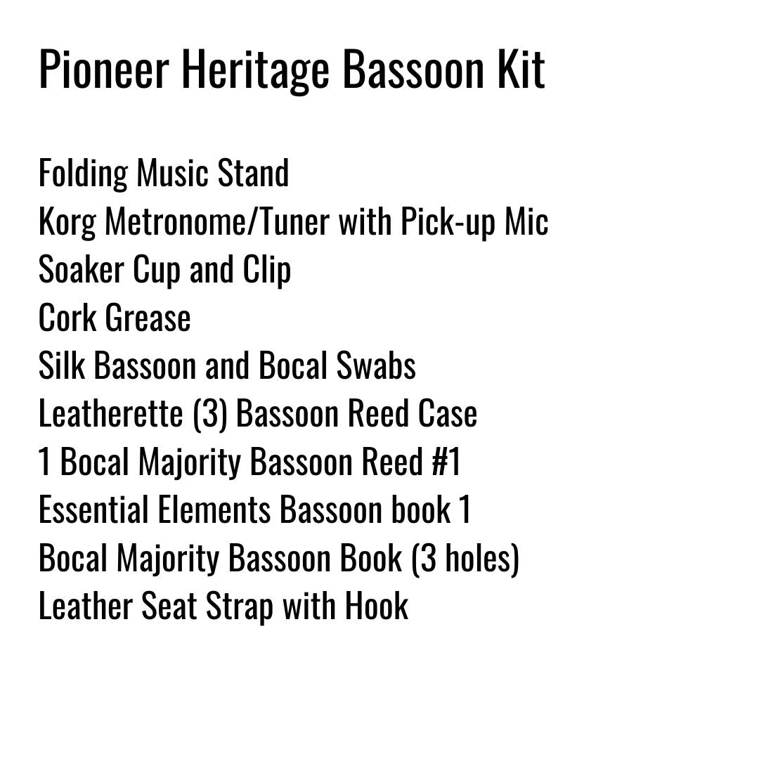 Pioneer Heritage Middle School Bassoon Kit