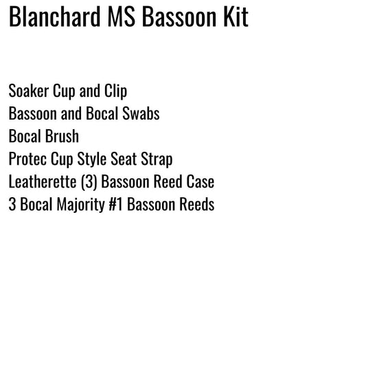 Blanchard Middle School Bassoon Kit