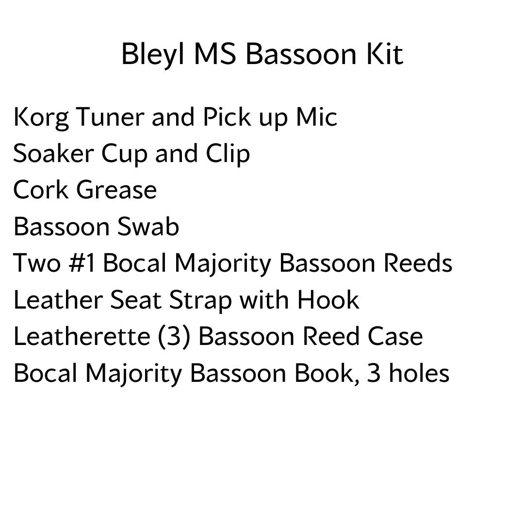 Bleyl Middle School Bassoon Kit
