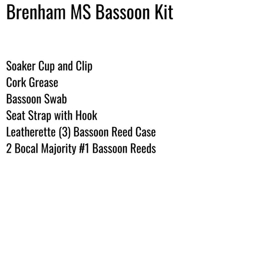 Brenham Middle School Bassoon Kit