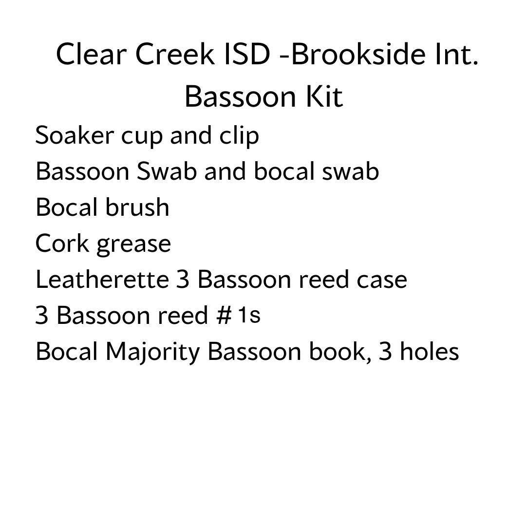 Brookside Intermediate School Bassoon Kit