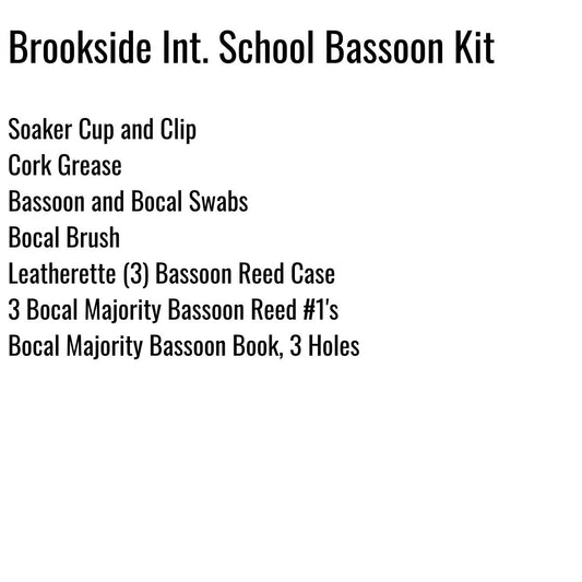 Brookside Intermediate School Bassoon Kit