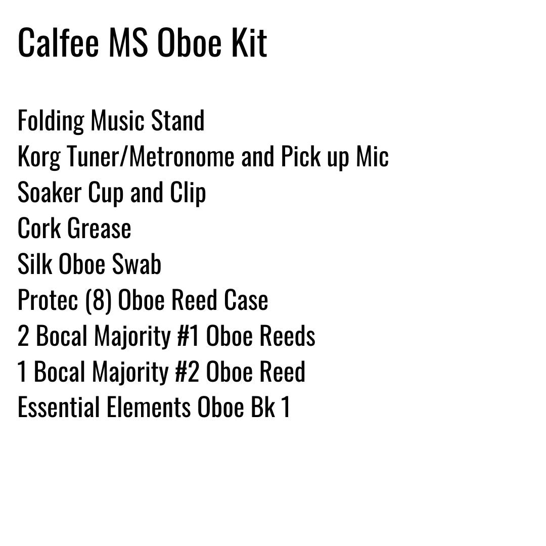 Calfee Middle School Oboe Kit