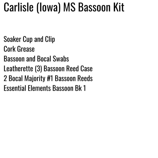 Carlisle Middle School Bassoon Kit