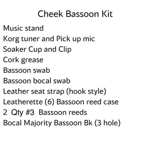 Cheek Middle School Bassoon Kit