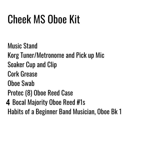 Cheek Middle School Oboe Kit