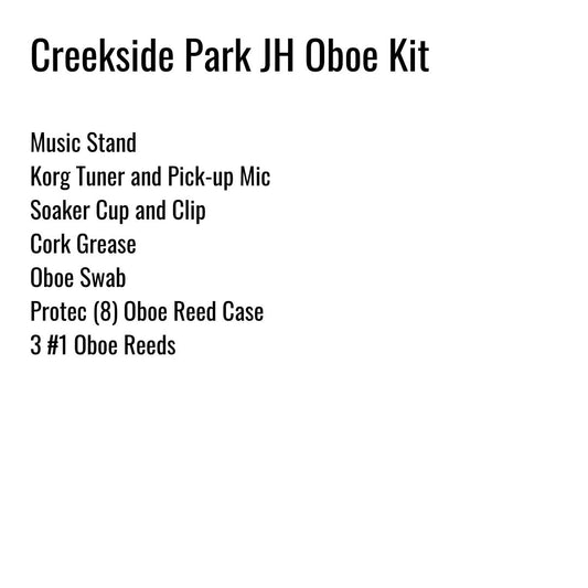 Creekside Park Junior High Oboe Kit