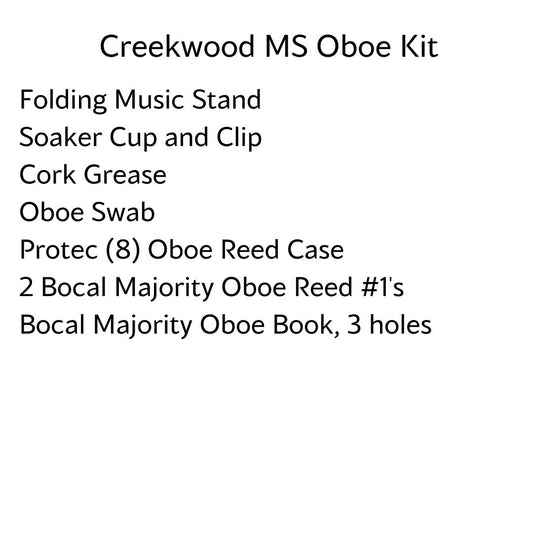Creekwood Middle School Oboe Kit