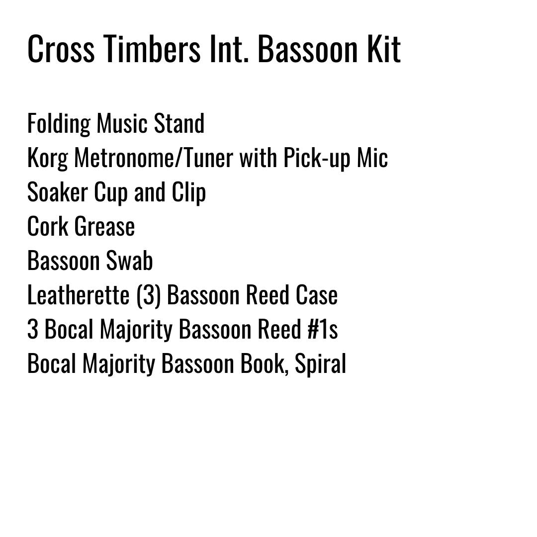 Cross Timbers Intermediate School (Mansfield) Bassoon Kit