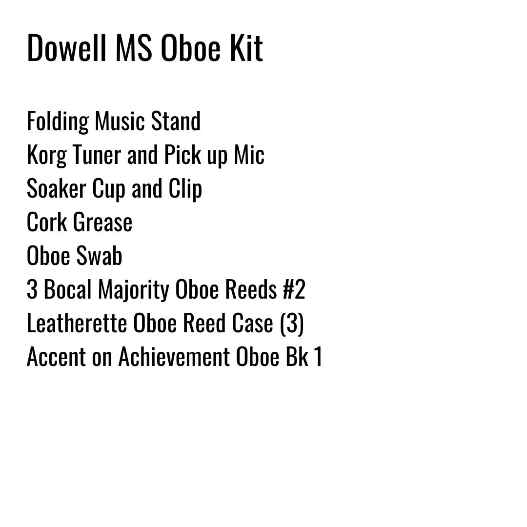 Dowell Middle School Oboe Kit