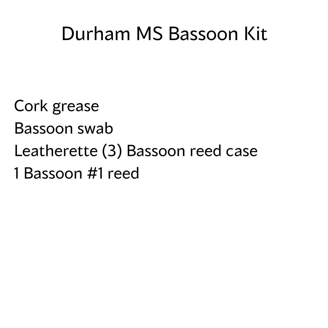 Durham Middle School Bassoon Kit