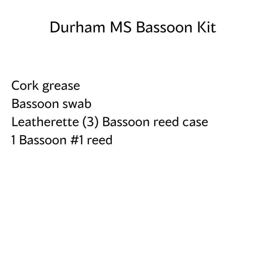 Durham Middle School Bassoon Kit