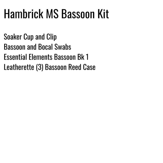 Hambrick Middle School Bassoon Kit