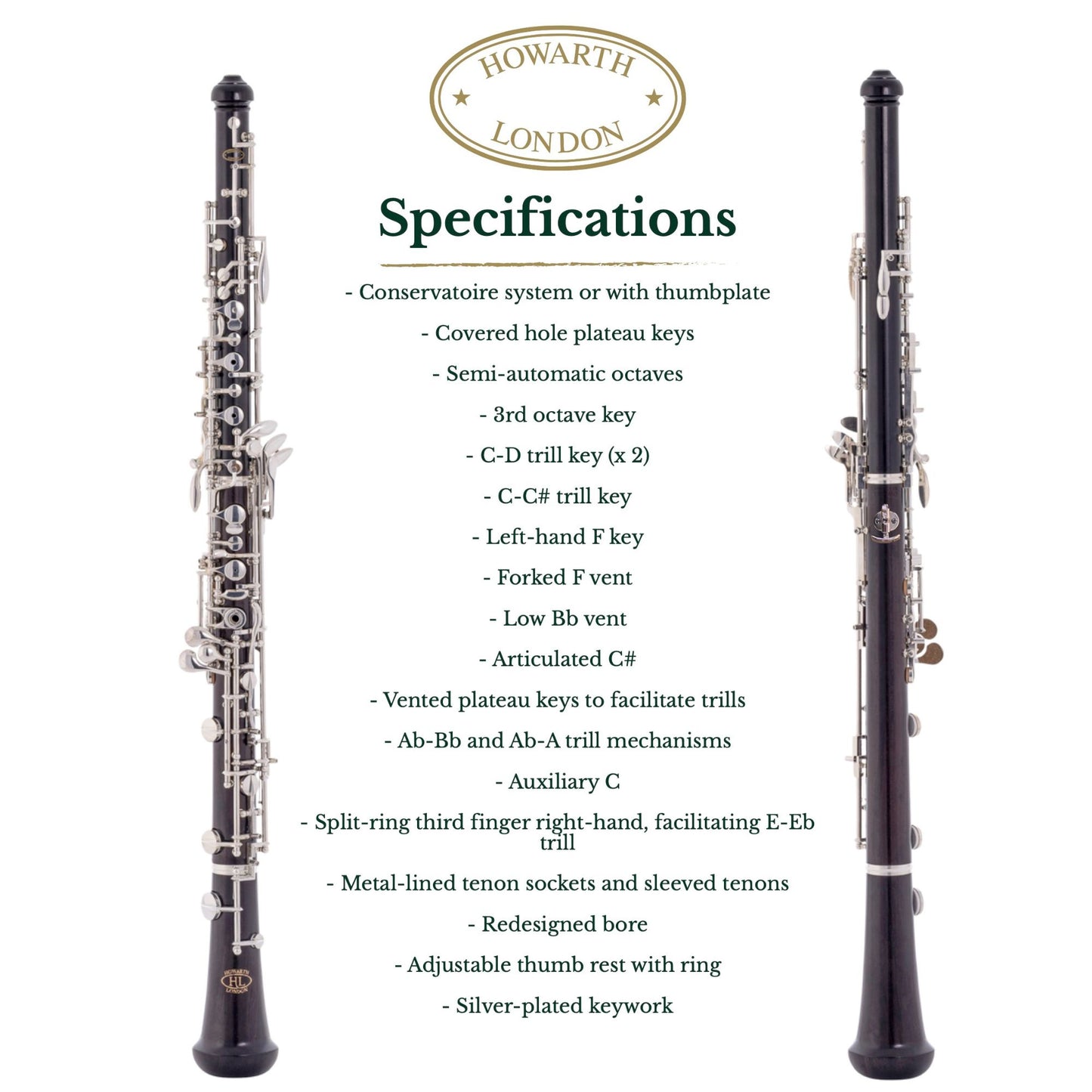Howarth Model HL VT Oboe