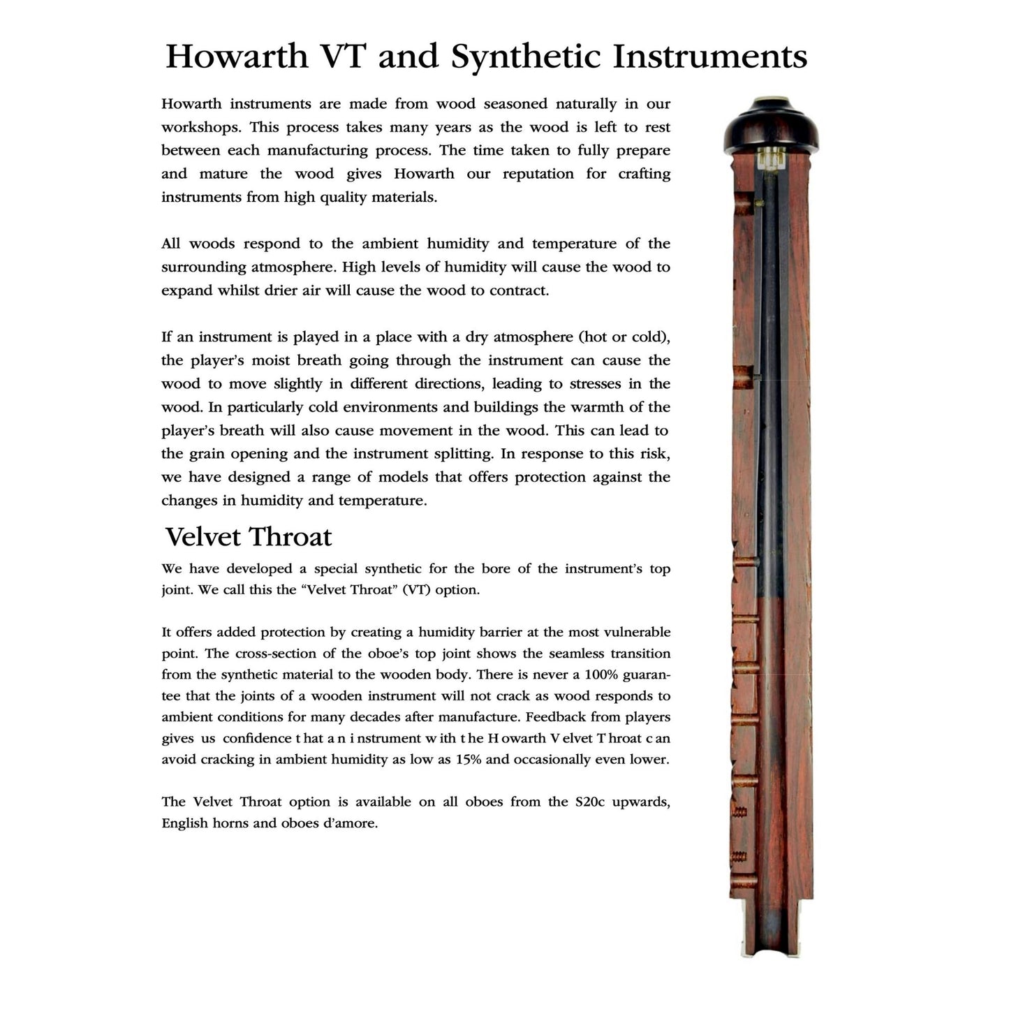 Howarth Model HL VT Oboe