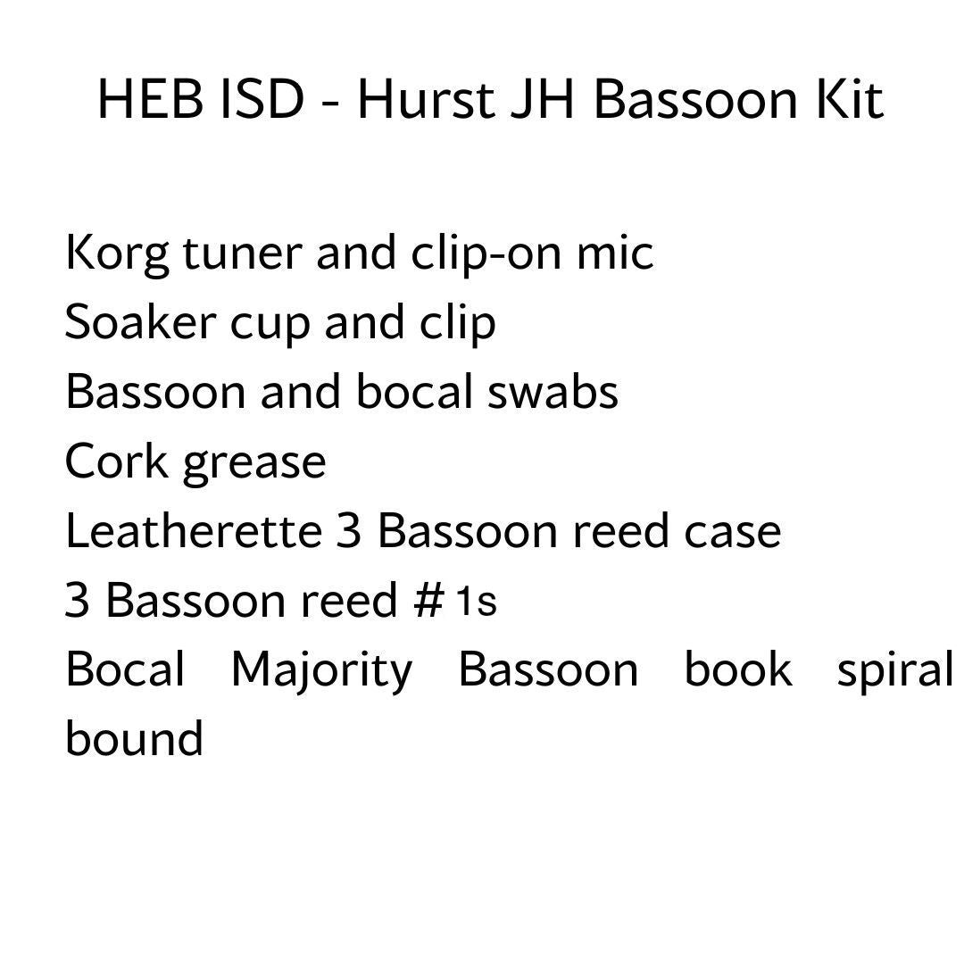 Hurst Junior High Bassoon Kit
