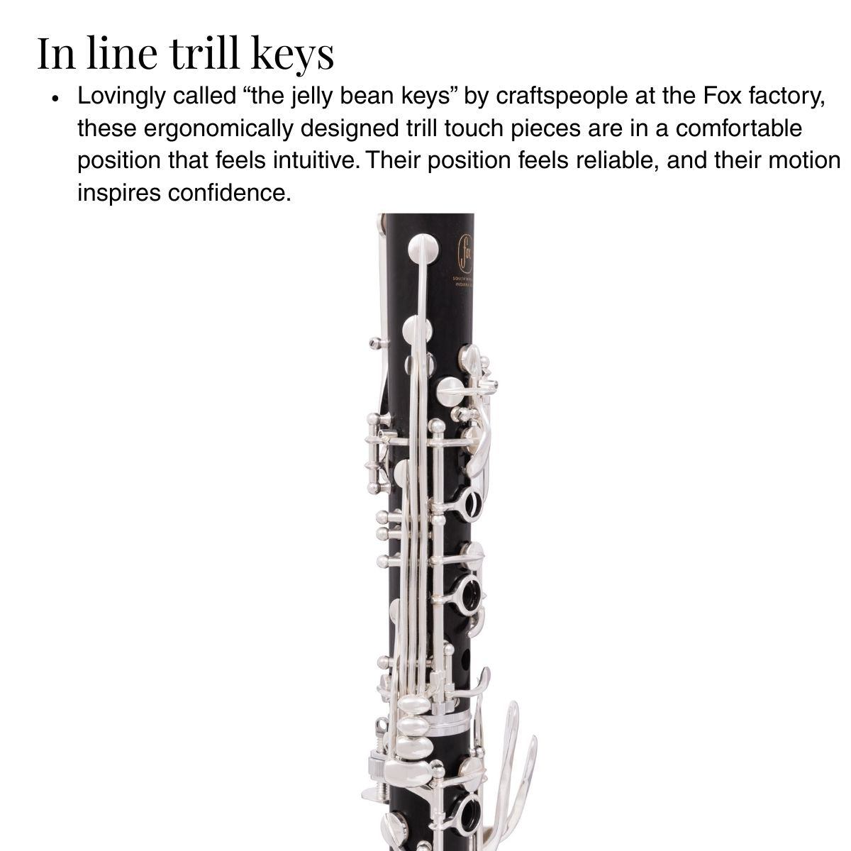 Fox Model 5800 Clarinet in B-flat