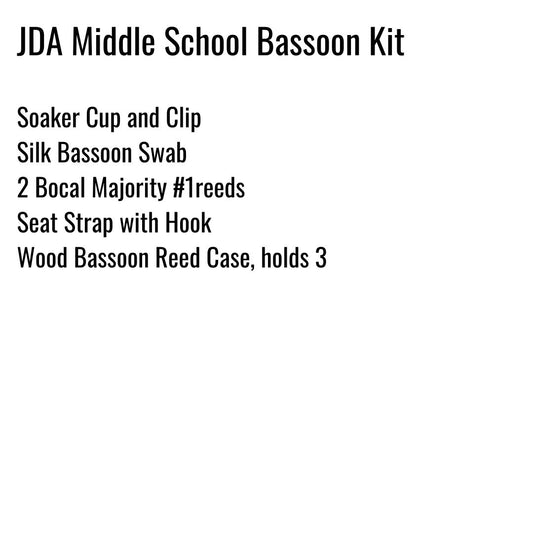 JDA (Killeen) Middle School Bassoon Kit