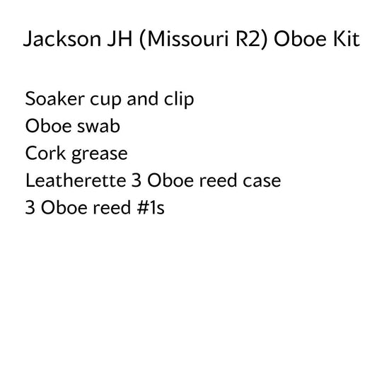 Jackson JH Oboe Kit, Missouri R2 School District