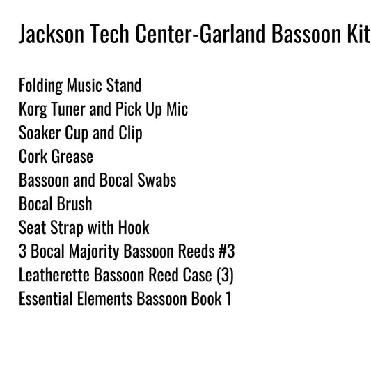 Jackson Tech Center Bassoon Kit