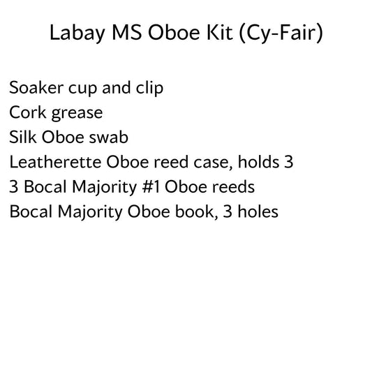 Labay Middle School Oboe Kit