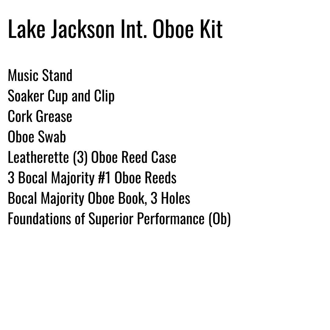 Lake Jackson Intermediate School Oboe Kit