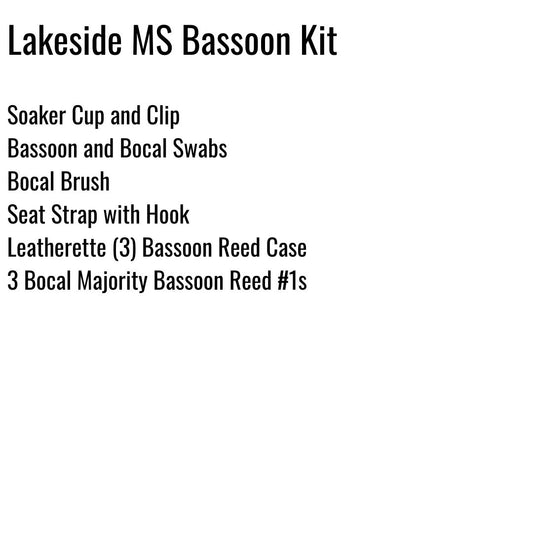 Lakeside Middle School (Ga) Bassoon Kit