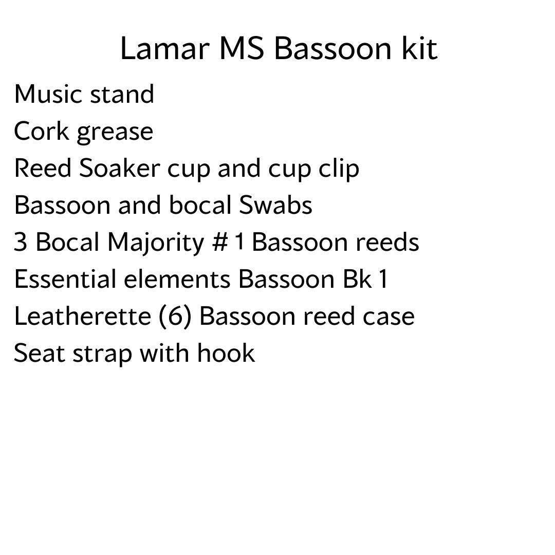 Lamar Middle School Bassoon Kit