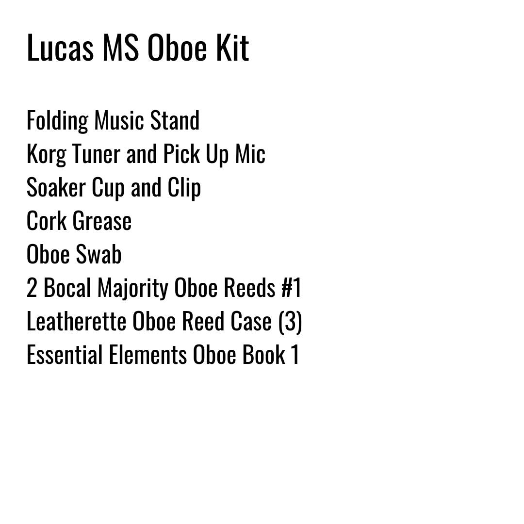 Lynn Lucas Middle School Oboe Kit