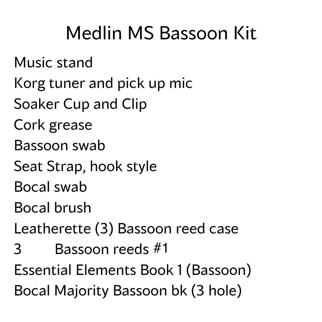Medlin Middle School Bassoon Kit