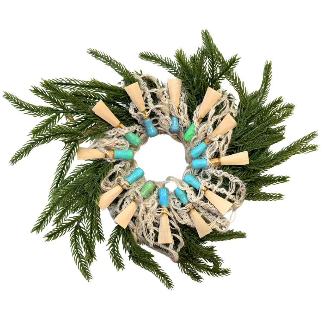 Christmas Bassoon Reed Wreedth