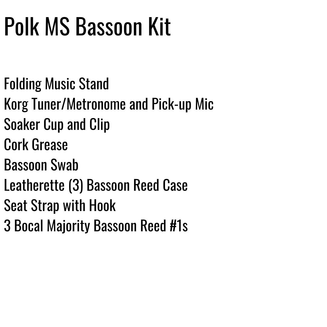 Polk Middle School Bassoon Kit