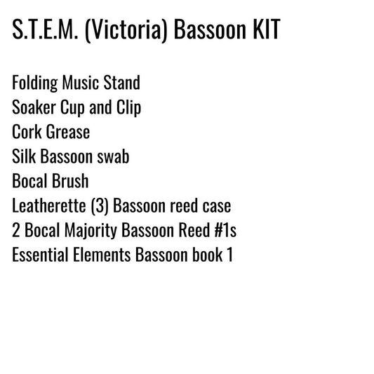 STEM Middle School, Victoria ISD Bassoon Kit