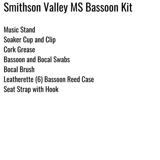 Smithson Valley Middle School Bassoon Kit
