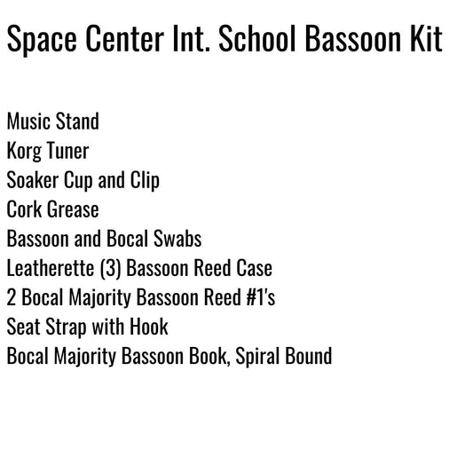 Space Center Intermediate School Bassoon Kit