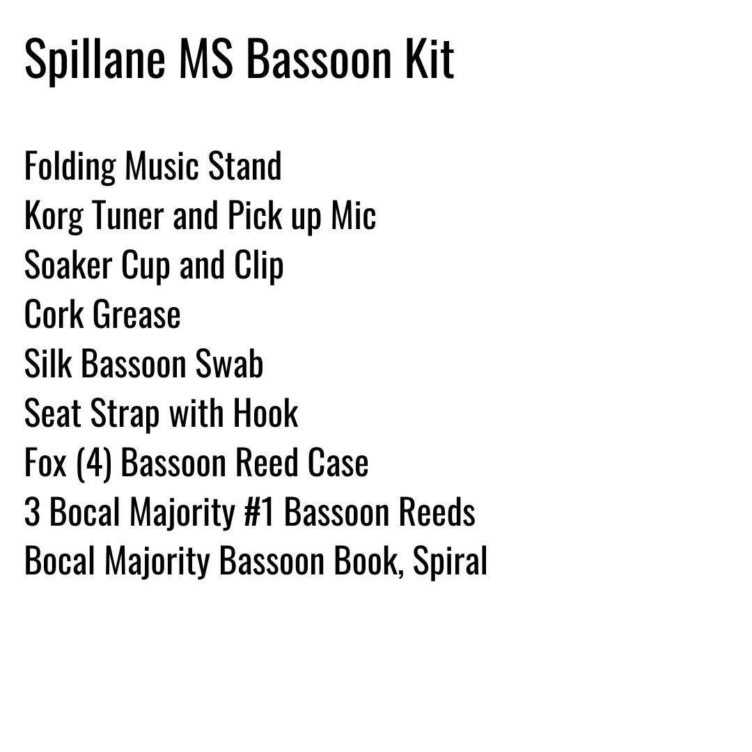 Spillane Middle School Bassoon Kit