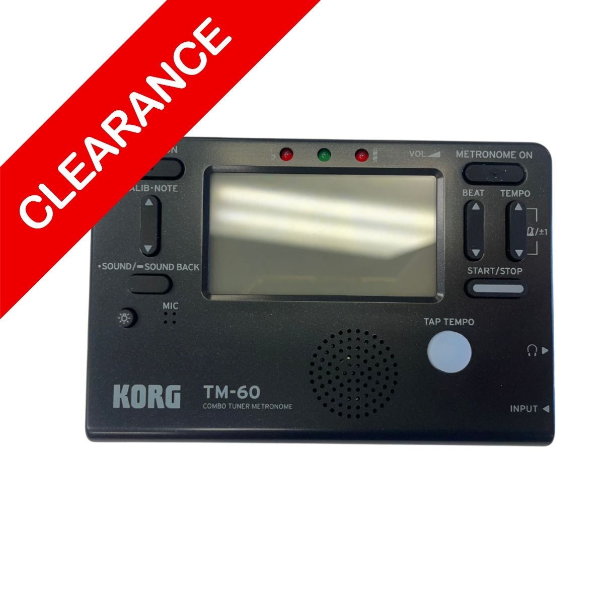 Korg Tuner/Metronome TM 60 Black