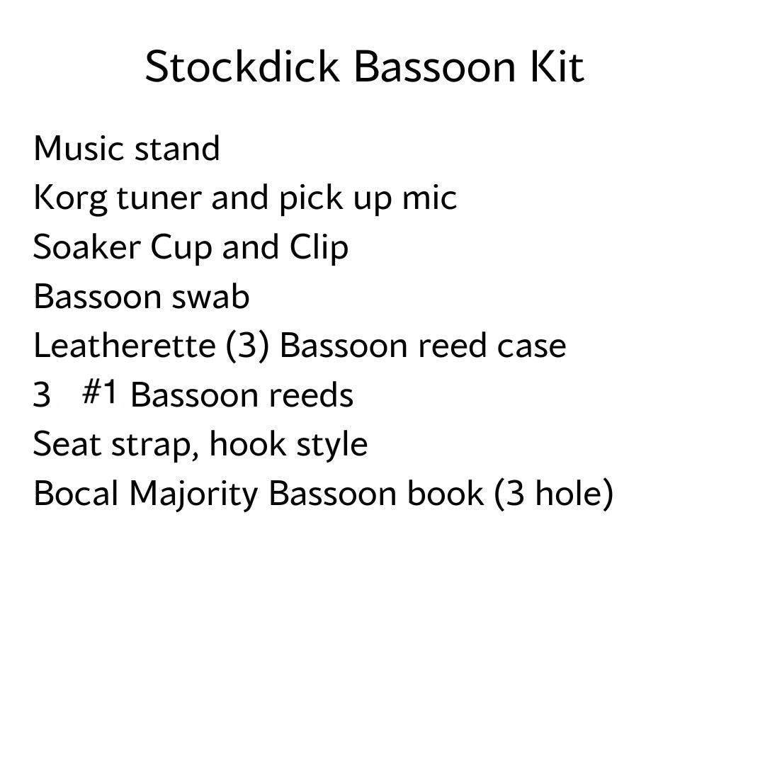 Stockdick Junior High Bassoon Kit