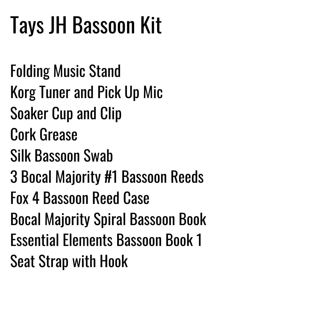 Tays Junior High Bassoon Kit