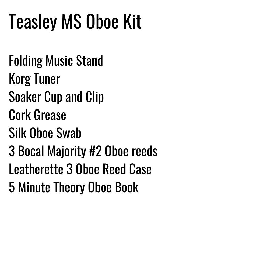 Teasley Middle School Oboe Kit