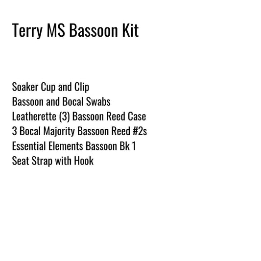 Terry Middle School Bassoon Kit