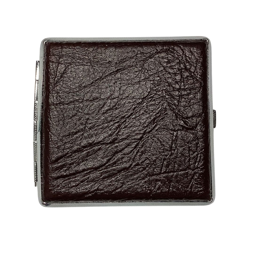 Combination reed case for oboe and bassoon Brown Leather