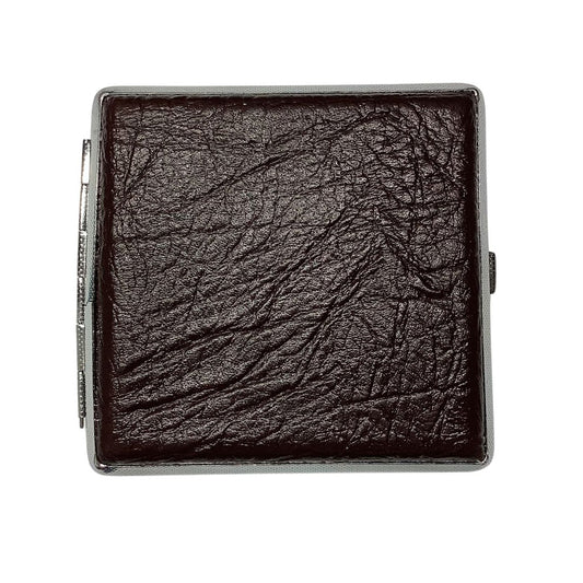 Combination reed case for oboe and bassoon Brown Leather